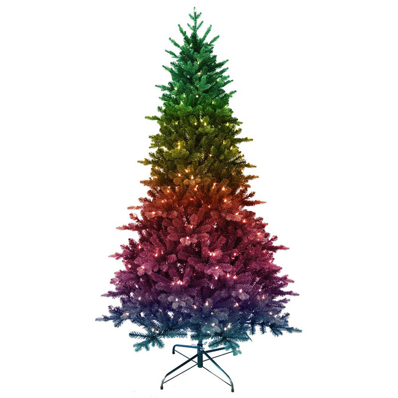 Twinkly PreLit Garfield 6' Green Pine Artificial Christmas Tree with